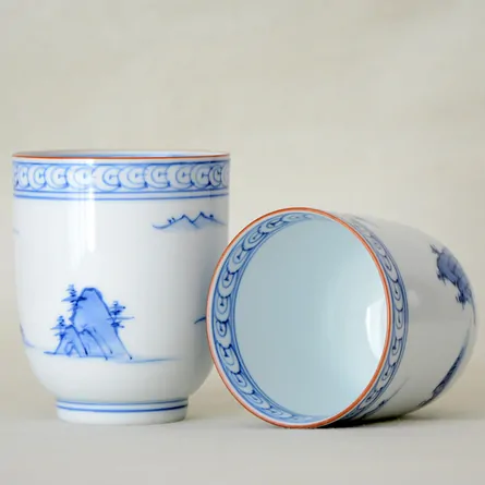 Kyoe Sansui Kumi Yunomi Set