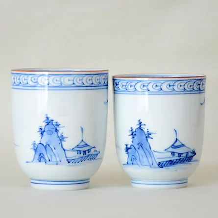 Kyoe Sansui Kumi Yunomi Set