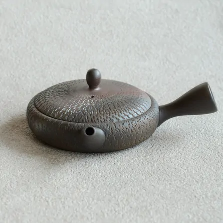 玉光 火窯変極平ビリ急須