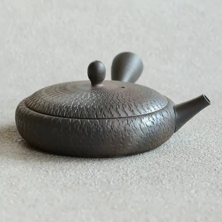 玉光 火窯変極平ビリ急須