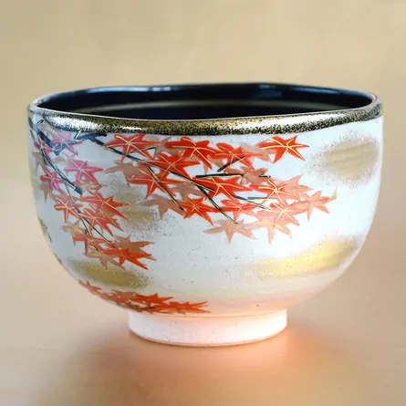 Chawan Kenzan Kiyomizudera Momiji 