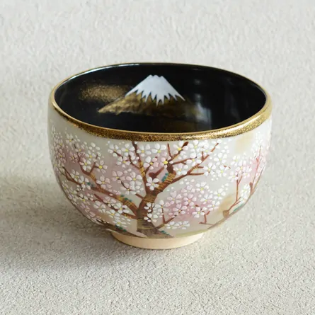 茶盌  狩宿の下馬桜