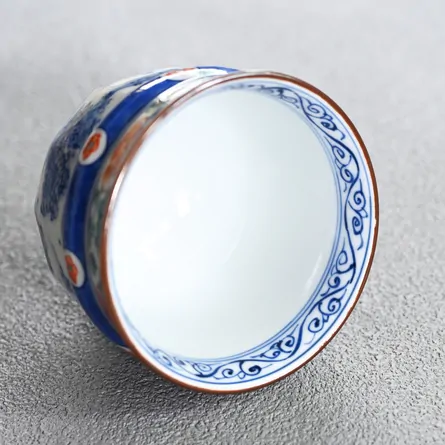 Shōami Iroe Somesansui Small Yunomi 