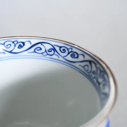 Shōami Iroe Somesansui Small Yunomi 