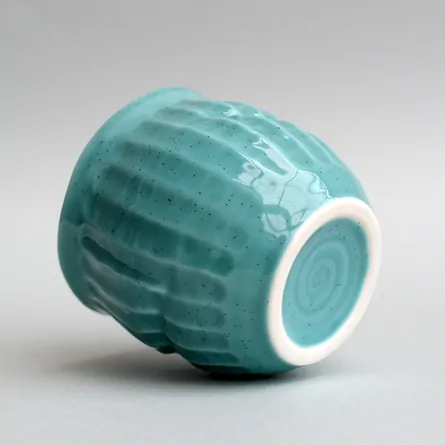 Turquoise Blue Sogi Yunomi