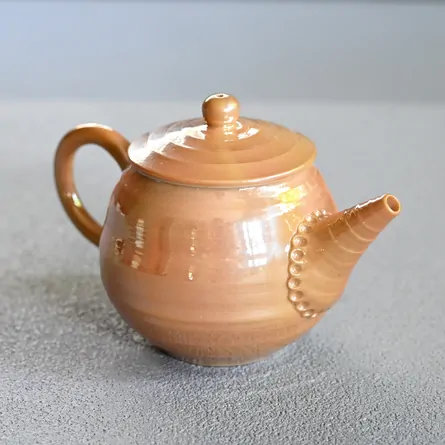 鑑月焼　後手急須