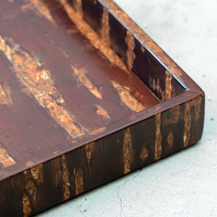 Cherry Bark Square Tray Muji
