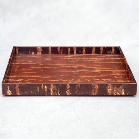 Cherry Bark Square Tray Muji