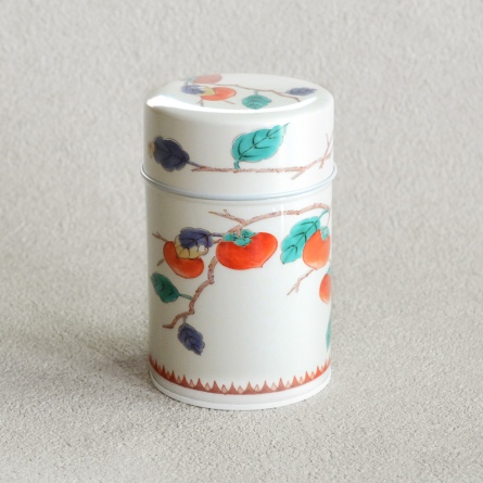 Arita Kakie Tea Caddy