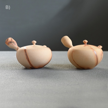 太仙火襷平形急須