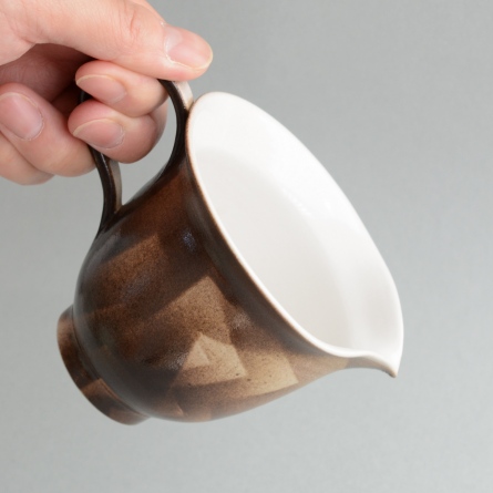 市松湯冷し　茶色