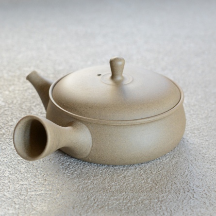 Kōshi Yakishime Hirafukurogata Kyusu Small