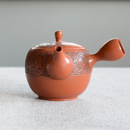 Koushi Shudei Marugata Sakuramarumonbori Kyusu