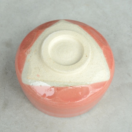 Minoyaki Aka Raku Chawan