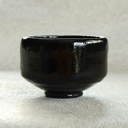 茶碗 黒楽 龍 松楽