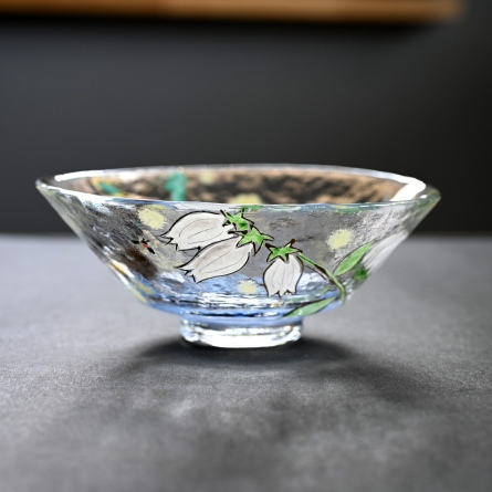 【茶道具】HOYACRYSTAL 冷抹茶碗（共箱） 茶道具】HOYACRYSTAL 冷抹茶碗（共箱）