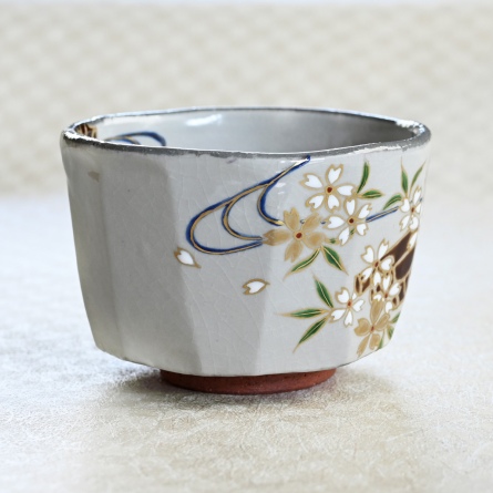 Chawan Kenzan Sogi Hana Ikada