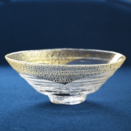 Glass Hira Chawan Aurora