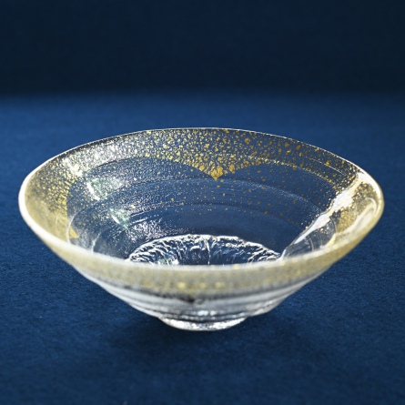 Glass Hira Chawan Aurora