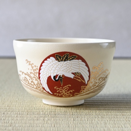 Chawan Ninsei Hinode Tsuru