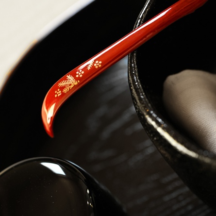 塗り茶杓 松竹梅