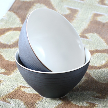 煎茶碗 錆線紋