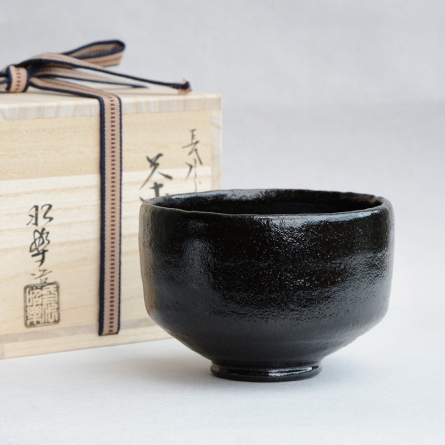 黒楽茶碗 長次郎 東陽坊 写し 茶器＆茶道具 抹茶碗 - Sazen Tea