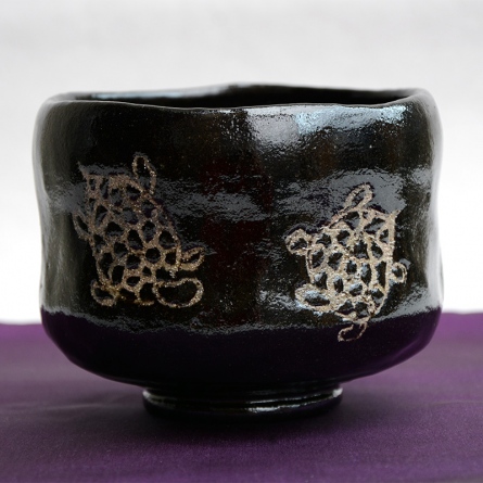 黒楽茶碗 得入 萬代の友 写し 茶器＆茶道具 抹茶碗 - Sazen Tea