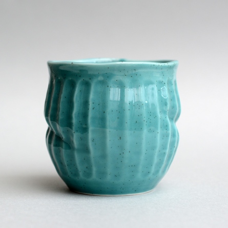 Turquoise Blue Sogi Yunomi