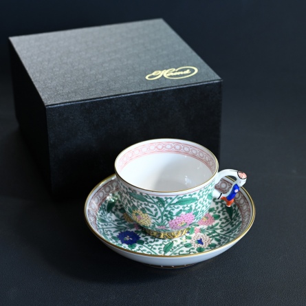 Herend トゥッピーニの薔薇ラージカップ&ソーサー