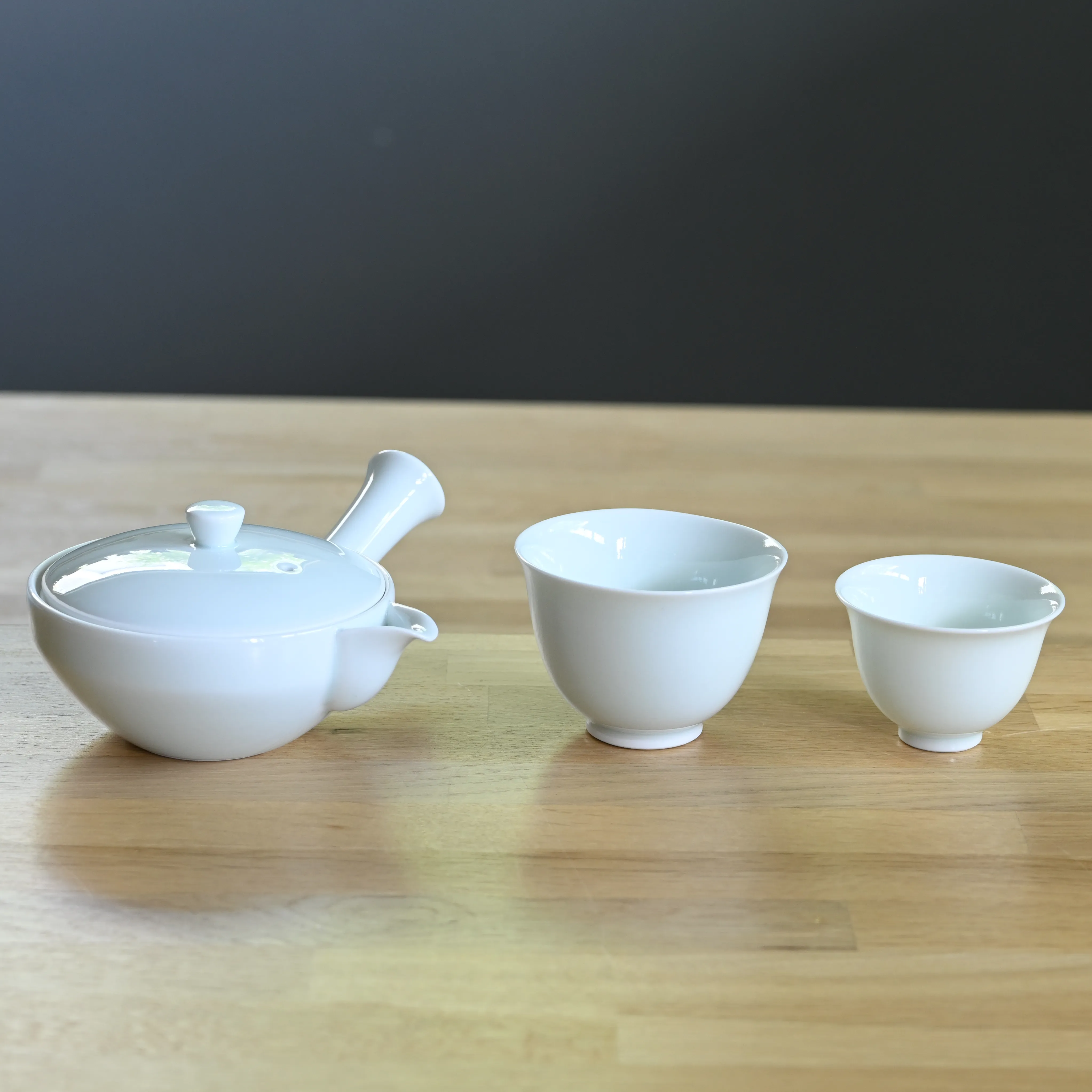 波佐見焼平急須 急須 横手急須 - Sazen Tea