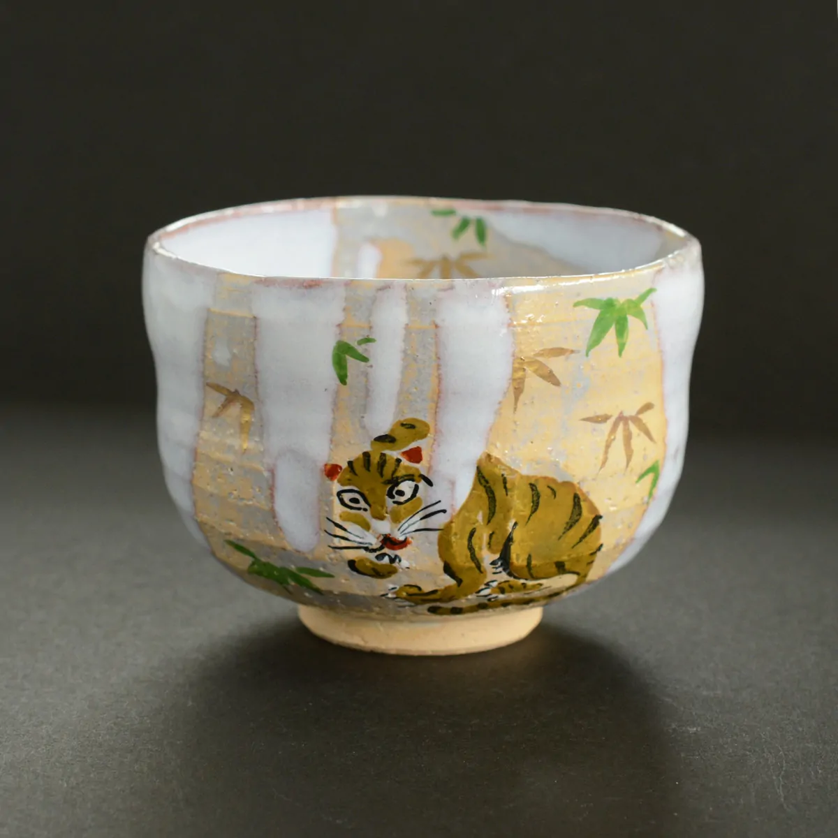 茶碗 掛分け 竹に虎 茶器＆茶道具 抹茶碗 - Sazen Tea