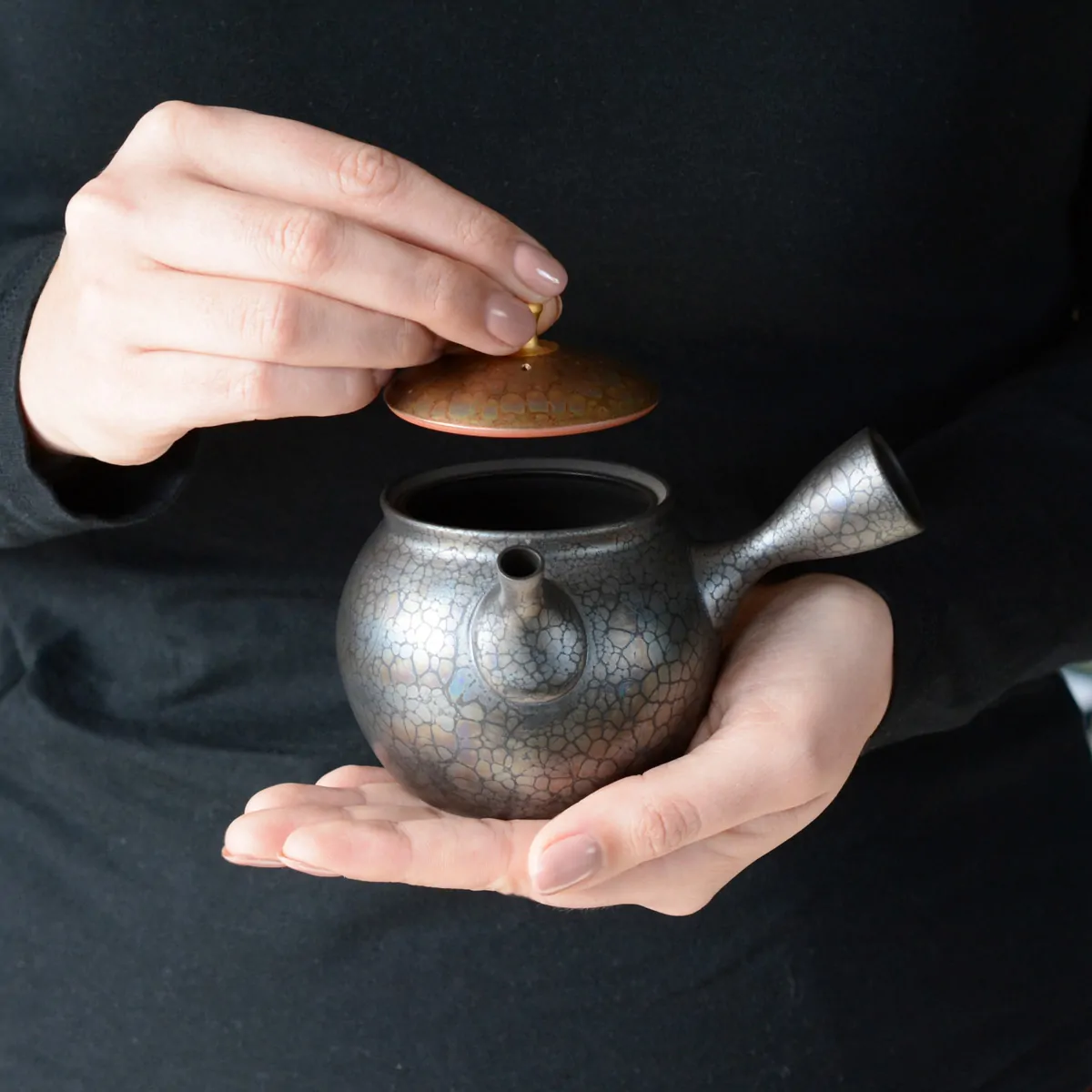 萬古焼　龍昇　横手急須 萬古焼 立花龍昇｜茶器・茶道具と趣味の店｜京なごみオンラインショップ
