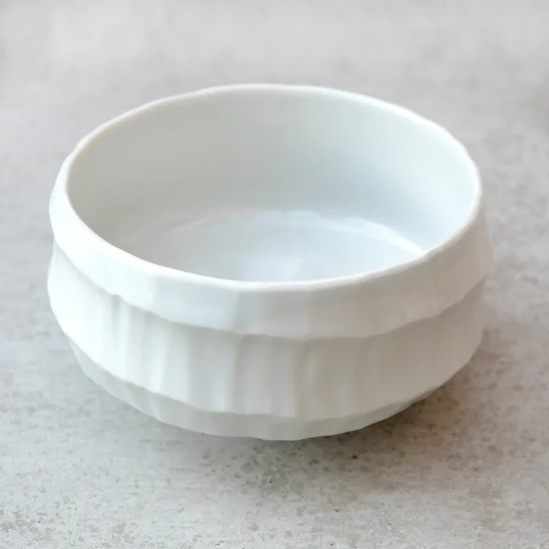 白磁 うずそぎ 茶碗 茶器＆茶道具 抹茶碗 - Sazen Tea