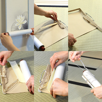 取り扱い上の注意 - 掛軸　和敬清寂