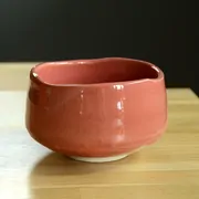 美濃焼赤らく抹茶碗 