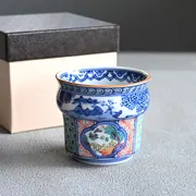 昭阿弥色絵祥瑞山水湯呑