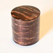 Cherry Bark Flat Tea Caddy Muji 