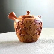 Shun'en Shudei Maru Inlay Ginkgo Kyusu