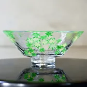 硝子平茶碗　義山　青楓