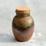 備前焼　茶壺　