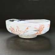 Glass Badarai Chawan Chōjūgiga