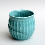 Turquoise Blue Sogi Yunomi