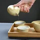 高資 アイボリー急須 小