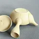 高資 アイボリー急須 小