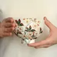 茶碗白釉桜