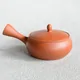 玉光 朱泥平袋型急須