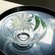 ガラス平茶碗月下美人