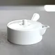 青白磁切立平急須
