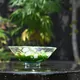 Glass Hira Chawan Hotarubukuro ni Hotaru